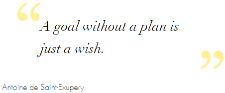A goal without a plan is just a wish quote